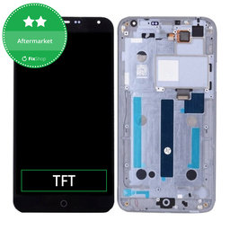 Meizu MX4 - Ecran LCD + Sticlă Tactilă + Ramă (Black) TFT