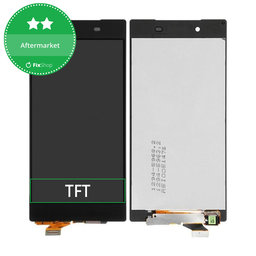 Sony Xperia Z5 E6653, Z5 Dual E6683 - Ecran LCD + Sticlă Tactilă (Black) TFT