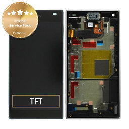 Sony Xperia Z5 Compact E5803 - Ecran LCD + Sticlă Tactilă + Ramă (Graphite Black) - 1297-3728 Genuine Service Pack