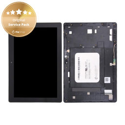 Asus ZenPad 10 Z300C, Z300CT, Z300CX, ZD300C - Ecran LCD + Sticlă Tactilă + Ramă (Black) - 90NP0222-R20010 Genuine Service Pack