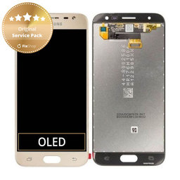 Samsung Galaxy J3 J330F (2017) - Ecran LCD + Sticlă Tactilă (Gold) - GH96-10990A Genuine Service Pack