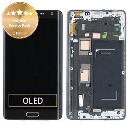 Samsung Galaxy Note Edge N915FY - Ecran LCD + Sticlă Tactilă + Ramă (Black) - GH97-16636A Genuine Service Pack