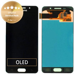 Samsung Galaxy A3 A310F (2016) - Ecran LCD + Sticlă Tactilă (Black) - GH97-18249B, GH97-19803B Genuine Service Pack