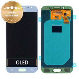 Samsung Galaxy J5 J530F (2017) - Ecran LCD + Sticlă Tactilă (Blue Silver) - GH97-20738B, GH97-20880B Genuine Service Pack