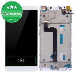 Xiaomi Mi Max - Ecran LCD + Sticlă Tactilă + Ramă (White) TFT