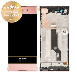 Sony Xperia XA1 G3121 - Ecran LCD + Sticlă Tactilă + Ramă (Pink) - 78PA9100030, 78PA9100070 Genuine Service Pack