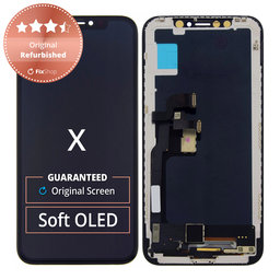 Apple iPhone X - Ecran LCD + Sticlă Tactilă + Ramă Original Refurbished