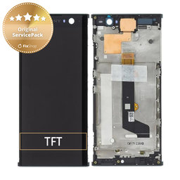 Sony Xperia XA2 H4113 - Ecran LCD + Sticlă Tactilă + Ramă (Black) - 78PC0600020 Genuine Service Pack