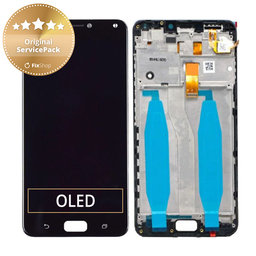 Asus Zenfone 4 Max ZC520KL (X00HD) - Ecran LCD + Sticlă Tactilă + Ramă (Black) Genuine Service Pack