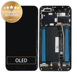 Asus Zenfone 4 ZE554KL - Ecran LCD + Sticlă Tactilă + Ramă (Midnight Black) - 90AZ01K1-R21000 Genuine Service Pack