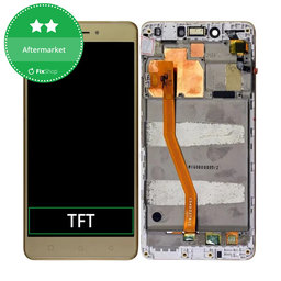 Lenovo K6 Note K53a48 - Ecran LCD + Sticlă Tactilă + Ramă (Gold) TFT