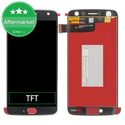 Moto X4 XT1900 - Ecran LCD + Sticlă Tactilă + Ramă (Black) TFT