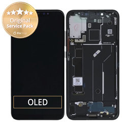 Xiaomi Mi 8 - Ecran LCD + Sticlă Tactilă + Ramă (Black) - 5606100400B6 Genuine Service Pack