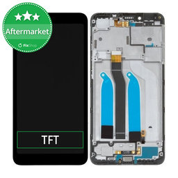 Xiaomi Redmi 6A - Ecran LCD + Sticlă Tactilă + Ramă (Black) TFT