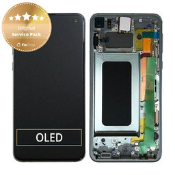 Samsung Galaxy S10e G970F - Ecran LCD + Sticlă Tactilă + Ramă (Prism Green) - GH82-18852E, GH82-18836E Genuine Service Pack