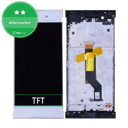 Sony Xperia XA1 G3121 - Ecran LCD + Sticlă Tactilă + Ramă (White) TFT