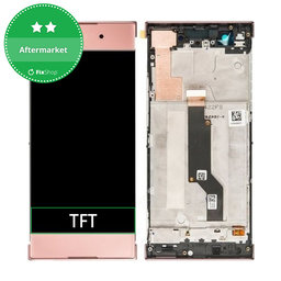 Sony Xperia XA1 G3121 - Ecran LCD + Sticlă Tactilă + Ramă (Pink) TFT