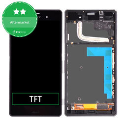 Sony Xperia Z5 E6653 - Ecran LCD + Sticlă Tactilă + Ramă (Black) TFT