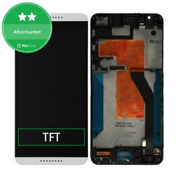 HTC Desire 820 - Ecran LCD + Sticlă Tactilă + Ramă (White) TFT