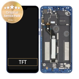 Xiaomi Mi 8 Lite - Ecran LCD + Sticlă Tactilă + Ramă (Blue) - 561010010033 Genuine Service Pack