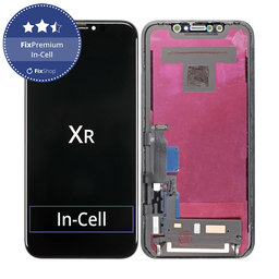 Apple iPhone XR - Ecran LCD + Sticlă Tactilă + Ramă In-Cell FixPremium