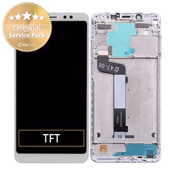 Xiaomi Redmi Note 5 Pro - Ecran LCD + Sticlă Tactilă + Ramă (White) - 560410020033 Genuine Service Pack