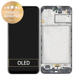 Samsung Galaxy M30s M307F - Ecran LCD + Sticlă Tactilă + Ramă (Opal Black) - GH82-21266A, GH82-21265A Genuine Service Pack