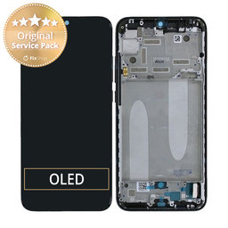 Xiaomi Mi A3 - Ecran LCD + Sticlă Tactilă + Ramă (Black) - 5606101260B6 Genuine Service Pack