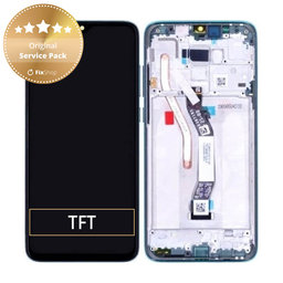 Xiaomi Redmi Note 8 Pro - Ecran LCD + Sticlă Tactilă + Ramă (Ocean Blue) - 56000G00G700 Genuine Service Pack