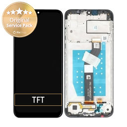 Motorola Moto G8 Power Lite - Ecran LCD + Sticlă Tactilă + Ramă (Black) - 5D68C16532, 55D68C18031 Genuine Service Pack