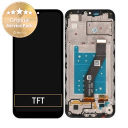 Motorola Moto E6s - Ecran LCD + Sticlă Tactilă + Ramă (Black) - 5D68C16500, 5D68C16980 Genuine Service Pack