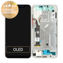 Xiaomi Mi 8 - Ecran LCD + Sticlă Tactilă + Ramă (Silver) - 560310020033, 560310002033 Genuine Service Pack