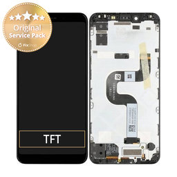 Xiaomi Mi A2 - Ecran LCD + Sticlă Tactilă + Ramă (Black) - 5606100530B6 Genuine Service Pack