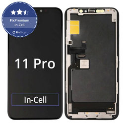 Apple iPhone 11 Pro - Ecran LCD + Sticlă Tactilă + Ramă In-Cell FixPremium