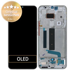 Xiaomi Mi 10 Lite - Ecran LCD + Sticlă Tactilă + Ramă (Dream White) - 56000500J900 Genuine Service Pack