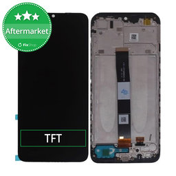 Xiaomi Redmi 9A - Ecran LCD + Sticlă Tactilă + Ramă (Black) TFT