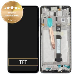 Xiaomi Poco X3 NFC - Ecran LCD + Sticlă Tactilă + Ramă (Shadow Grey) - 560003J20C00 Genuine Service Pack