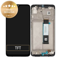 Xiaomi Redmi 9T - Ecran LCD + Sticlă Tactilă + Ramă (Carbon Gray) - 560001J19S00 Genuine Service Pack