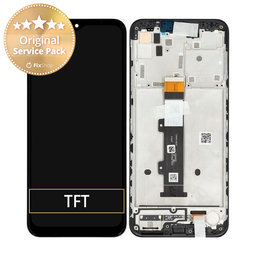 Motorola Moto G10 XT2127 - Ecran LCD + Sticlă Tactilă + Ramă (Aurora Grey) - 5D18C18090 Genuine Service Pack