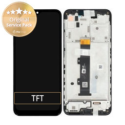 Motorola Moto G30 XT2129 - Ecran LCD + Sticlă Tactilă + Ramă (Phantom Black) - 5D68C18187 Genuine Service Pack