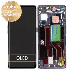 Oppo Find X3 Neo - Ecran LCD + Sticlă Tactilă + Ramă (Starling Black) - 4906179 Genuine Service Pack