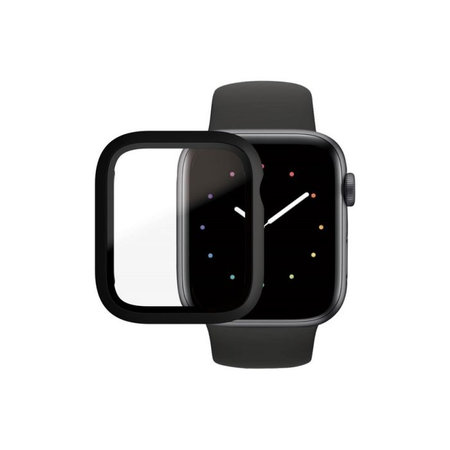 PanzerGlass - Geam securizat Full Body AB pentru Apple Watch 4, 5, 6, SE (1st gen) & SE (2nd gen) 44mm, negru