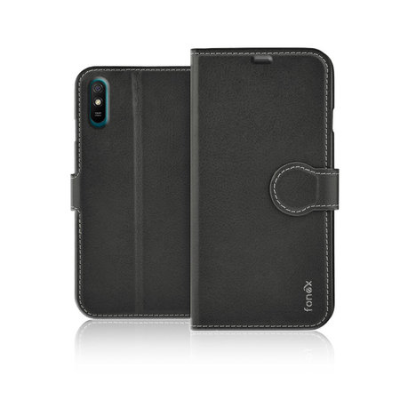 Fonex - Caz Book Identity pentru Xiaomi Redmi 9A & 9AT, negru