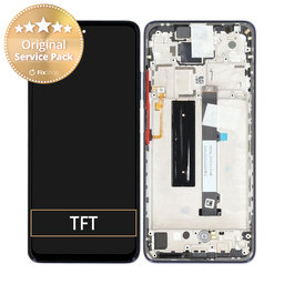 Xiaomi Mi 10T Lite 5G - Ecran LCD + Sticlă Tactilă + Ramă (Atlantic Blue) - 5600030J1700, 5600090J1700 Genuine Service Pack