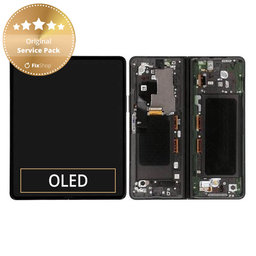 Samsung Galaxy Z Fold 3 F926B - Ecran LCD + Sticlă Tactilă + Ramă (Phantom Black) - GH82-26283A, GH82-26284A Genuine Service Pack