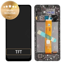 Samsung Galaxy A12 A127F, A032F - Ecran LCD + Sticlă Tactilă + Ramă - GH82-26485A, GH82-26486A Genuine Service Pack