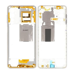 Samsung Galaxy M52 5G M526B - Ramă Mijlocie (White) - GH98-46916C Genuine Service Pack