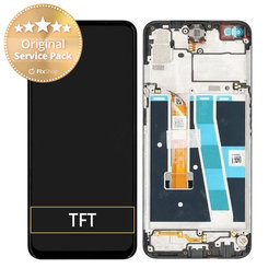 Oppo A72 - Ecran LCD + Sticlă tactilă + Ramă (Black) - O-4904026 Genuine Service Pack