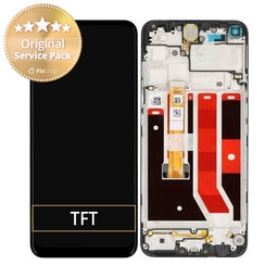 Oppo A53s - Ecran LCD + Sticlă tactilă + Ramă (Black) - O-4905105 Genuine Service Pack