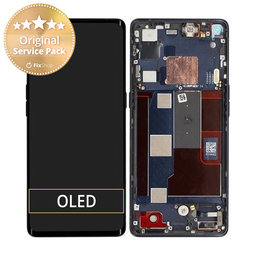 Oppo Find X2 Neo - Ecran LCD + Sticlă Tactilă + Ramă (Moonlight Black) - 4904017 Genuine Service Pack